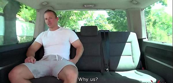  Cumshots on a Pick-Up Whore on the Van Backseat